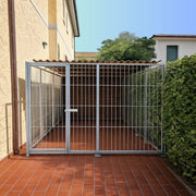 Box per cani coperto di metri 2 e retro in legno zincatura a caldo da 400x200x altezza 180 cm
