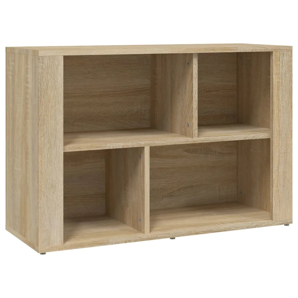 Credenza Rovere Sonoma 80x30x54 cm in Legno Multistrato