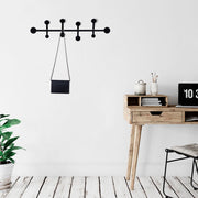 Monometi, Quadro Materiale Struttura in Metallo, 70x22h cm Nero