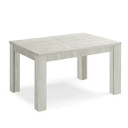 Tavolo allungabile da pranzo 160x90 fino a 320 cm Olmo Gesso modello BRIO MADE IN ITALY design moderno ideale per cucina, soggiorno e sala da pranzo