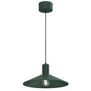 Lampada a sospensione Nox verde metallo 1xE27 36 cm
