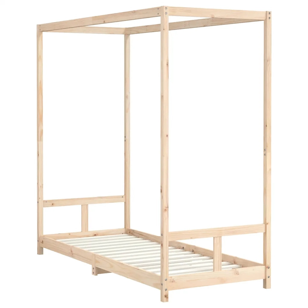 Giroletto per Bambini-Struttura Letto Bambini 80x200 cm in Legno Massello di Pino 137022