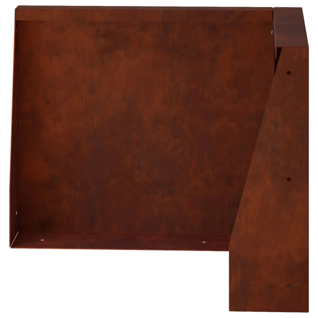 Muro di contenimento 50 x 50 x 30 cm Acciaio Corten Ruggine 8015211