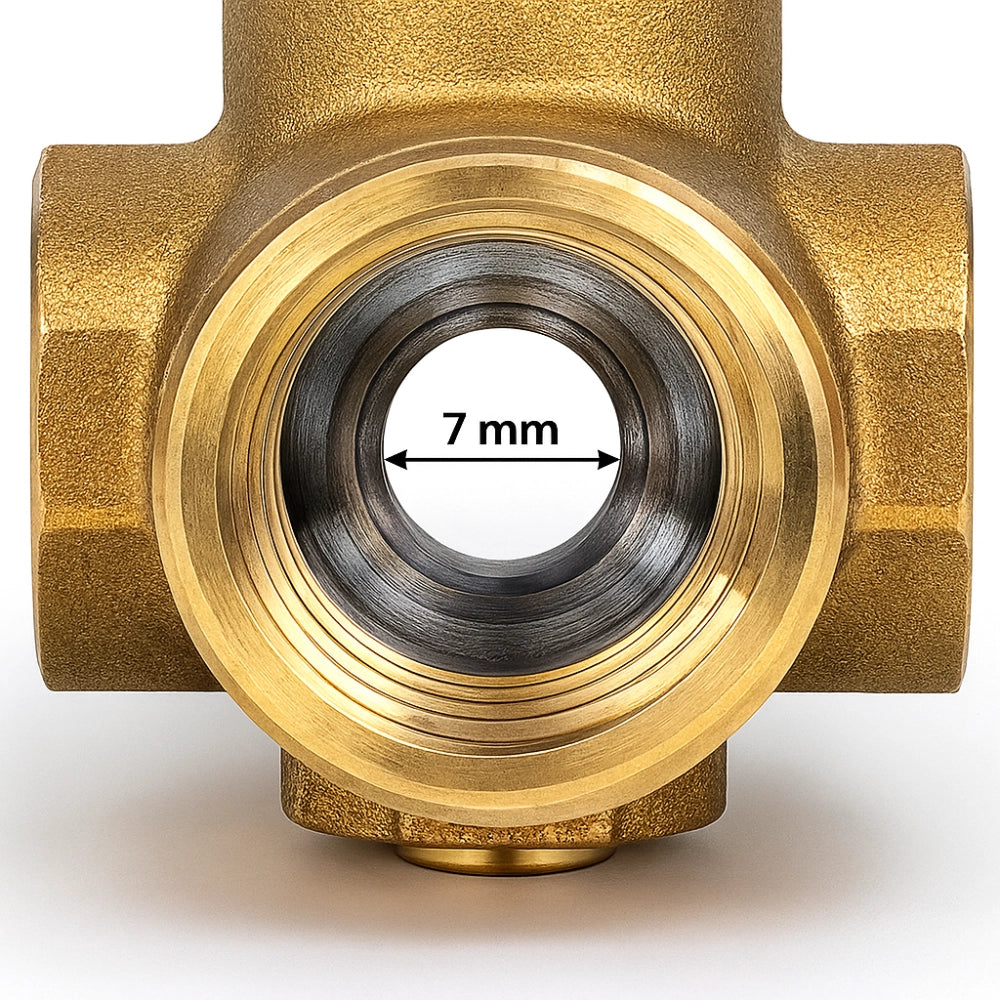 Fantini cosmi m20e7 valvola a solenoide 2 vie nc ottone passaggio 7 mm