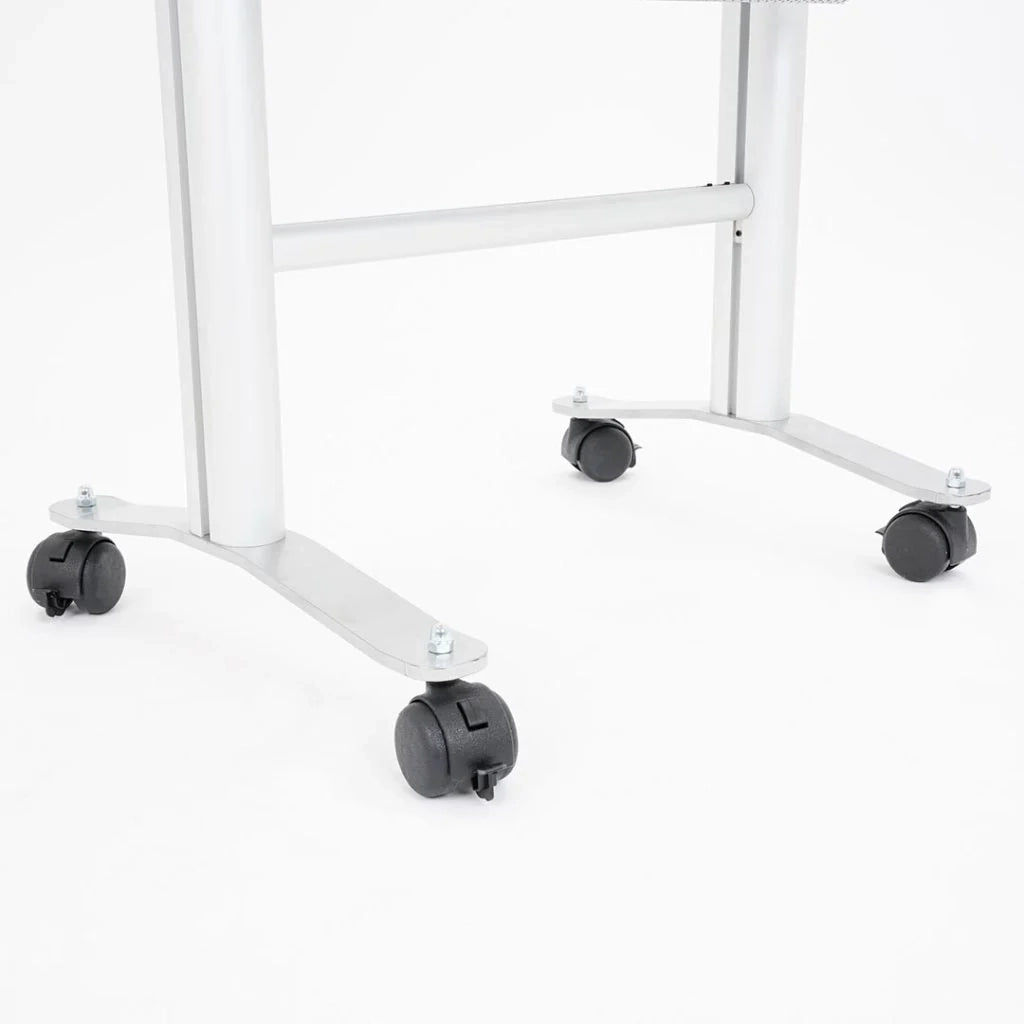 Espositore con 4 ripiani 6 A4 in lamiera microforata