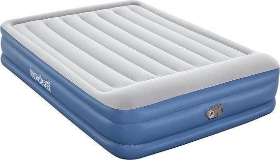 Matrimoniale aria con pompa elettrica integrata Doppio XL-Mid 203 x 152 x 46 cm - Sonno confortevole
