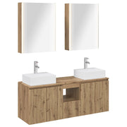Set di Armadi da Bagno 5 pcs Rovere Artigianale 3406414