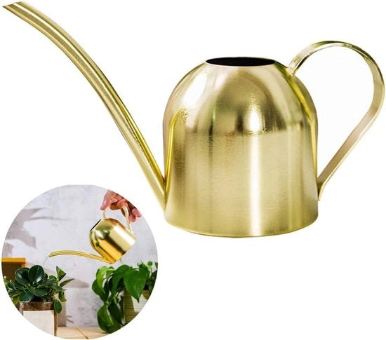 Spruzzatore in acciaio inossidabile - Piccola dimensione con lunga bocchetta - Adatto per piante da giardino, interni ed esterni - 500 ml