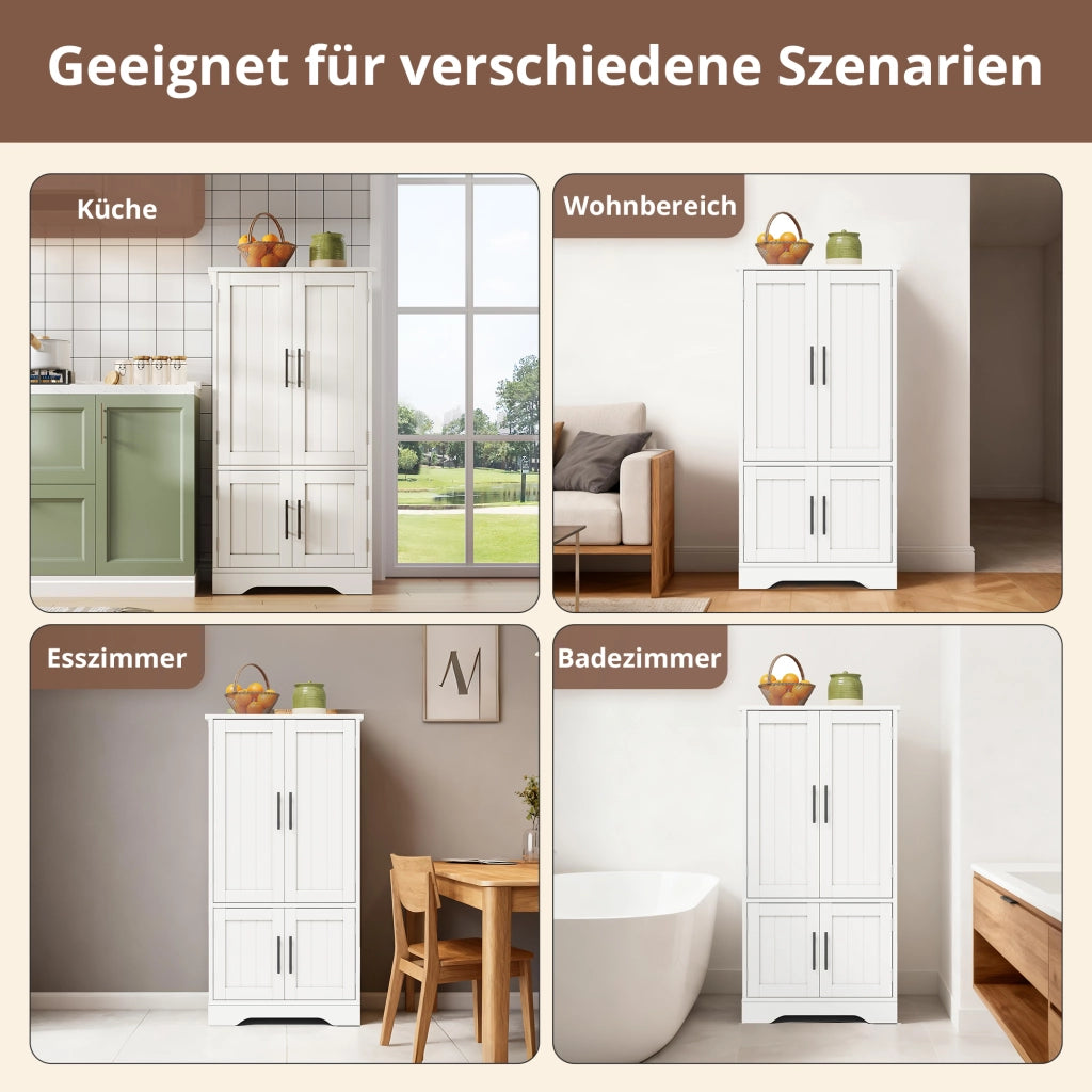 ARMADIO Alto 120x60x40 cm MDF Bianco con luce LED sensore