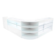 Set Banconi Bianco Theia LED K1500 C1500 LM60 TB60 con Serratura e Vetrina