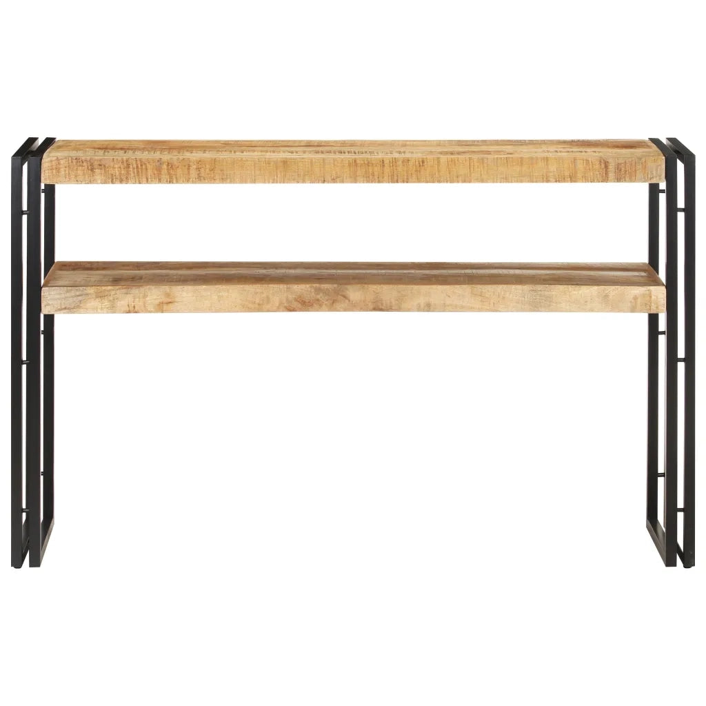 Tavolo Consolle | Tavolo d'Ingresso 120x30x75 cm in Legno di Mango Grezzo