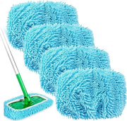 4 x Asciugamani per pavimenti - Adatti per le navette Swiffer - Pulizia e asciugatura dei pavimenti - Blu - Pulizia ad alta efficienza