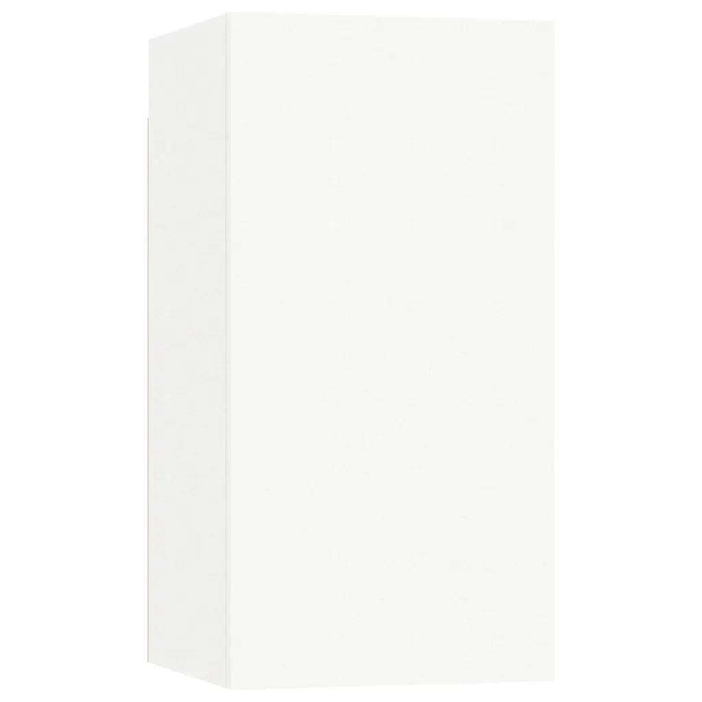Set di Mobili Porta TV 6 pz Bianco in Legno Multistrato
