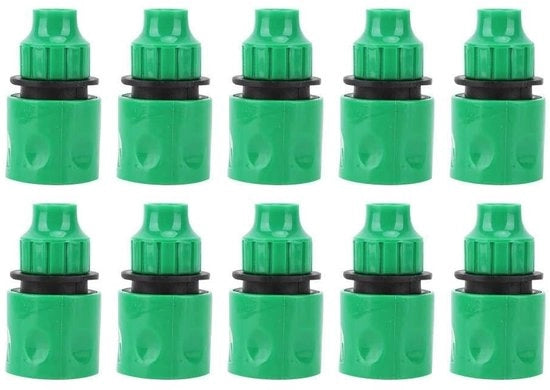 Connettori di plastica per irrigazione veloci per giardino, set da 10 pezzi