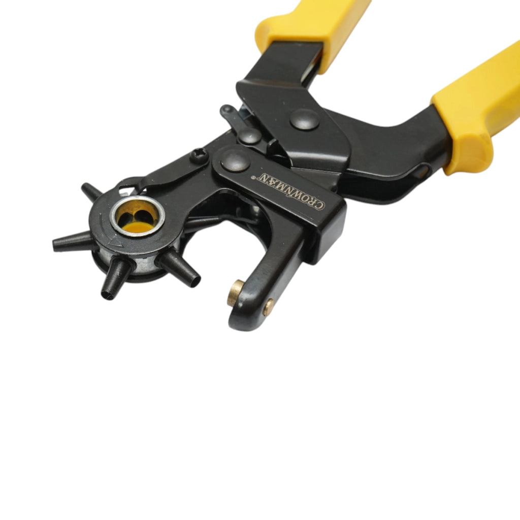 Pinza punzonatrice rotante Crownman da 225 mm a 6 teste, 2-4,5 mm