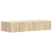 Tavolino da Parete Laterale Rovere Sonoma 87,5 x 34,5 x 17 cm