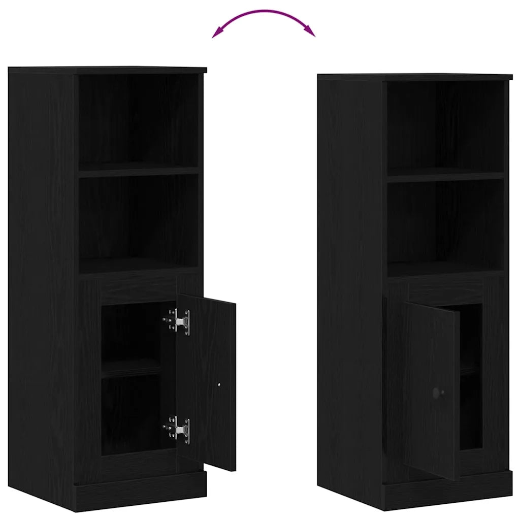 Credenza | Highboard Rovere Nero 36 x 35.5 x 103.5 cm Legno multistrato