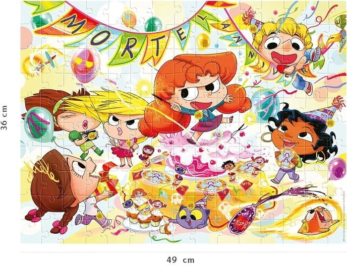 Nathan Mortel Compleanno Mortelle Adele Puzzle - NATHAN - 150 pezzi - Cartoni animati e fumetti - Bambino