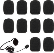 Copricelle per Microfono di Cappello in Schiuma con Ruotazione Inversa - Copricelle per Microfono in Sponda - Protezione dal Vento - Adatti per Diverse Cappelliera (10 pezzi)