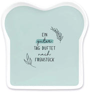 Tavolo da disegno con motto | Ceramica | Un buon giorno, 14,5 x 15,5 cm