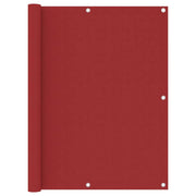 Schermo per balcone schermo per la privacy 120 x 500 cm tessuto Oxford rosso 02_0010347