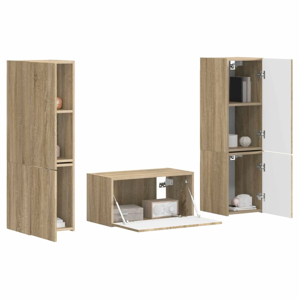 Set mobile TV 5 pcs Rovere Sonoma Legno multistrato