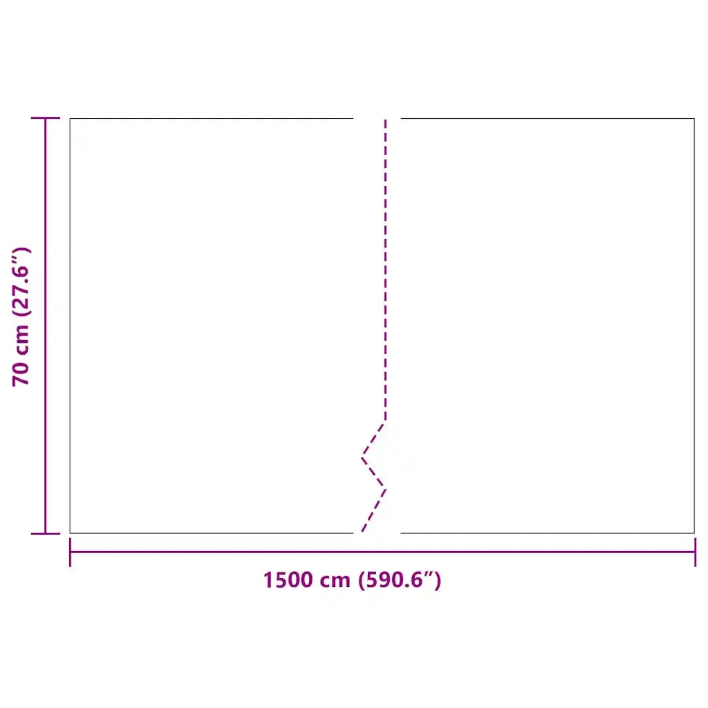 Barriera antiradice Nero 0,7 x 15 m Polietilene CFW7097398