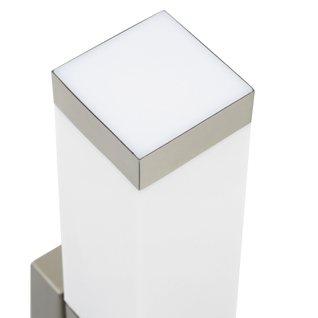 Lampade da Parete da Esterno 2 pz Argento Acciaio Inossidabile IP44