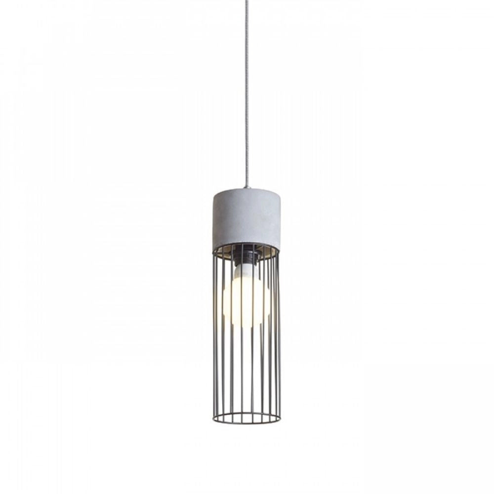 Lampadario BURTON a sospensione calcestruzzo 230V E27 42W