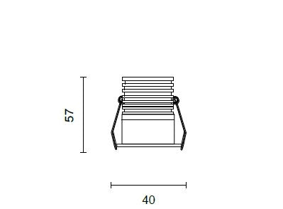 MAD FARETTO DA INCASSO LED 3000K 350LM 5W IP20 BIANCO