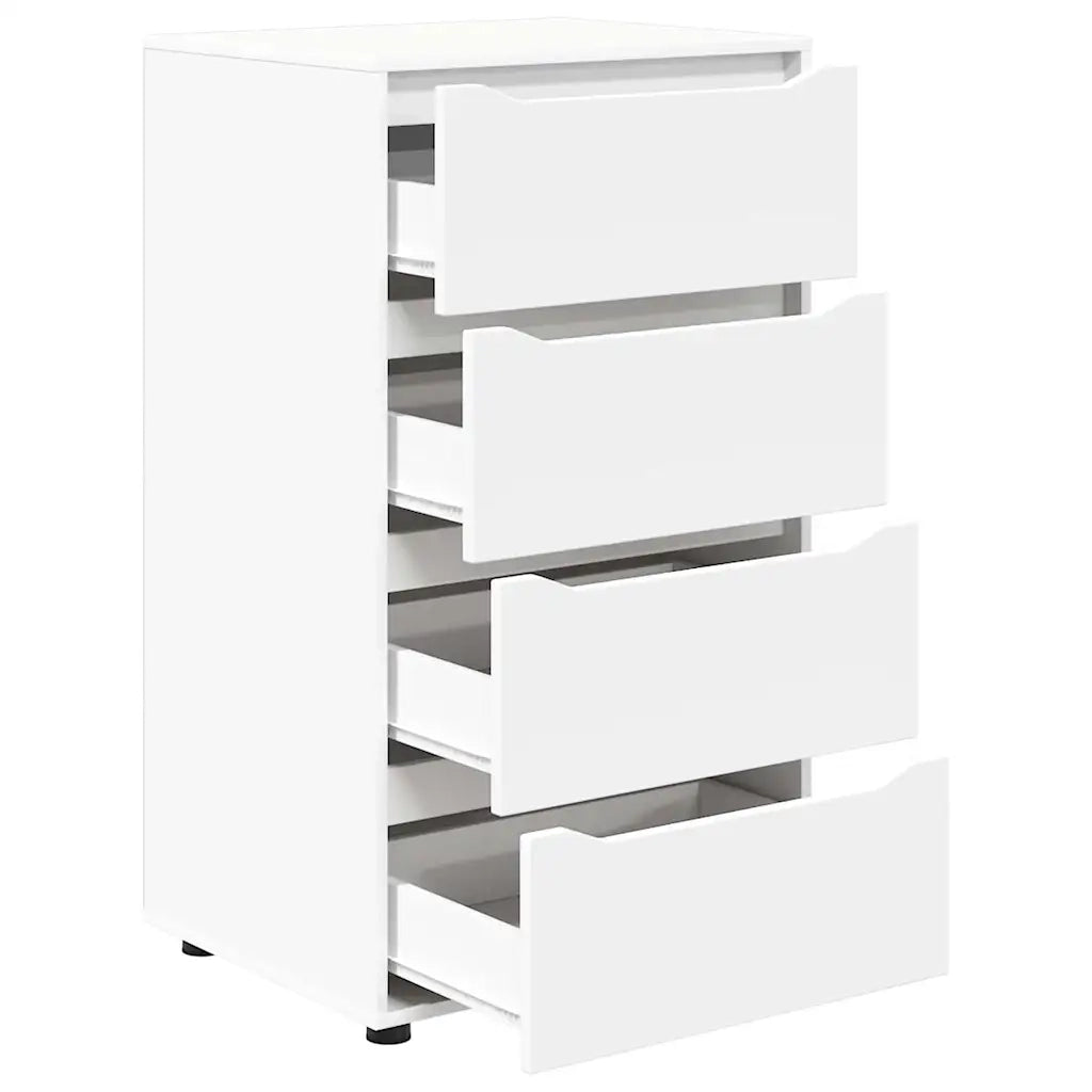 Armadi di Stoccaggio Bianco 60 x 48 x 105 cm Legno multistrato