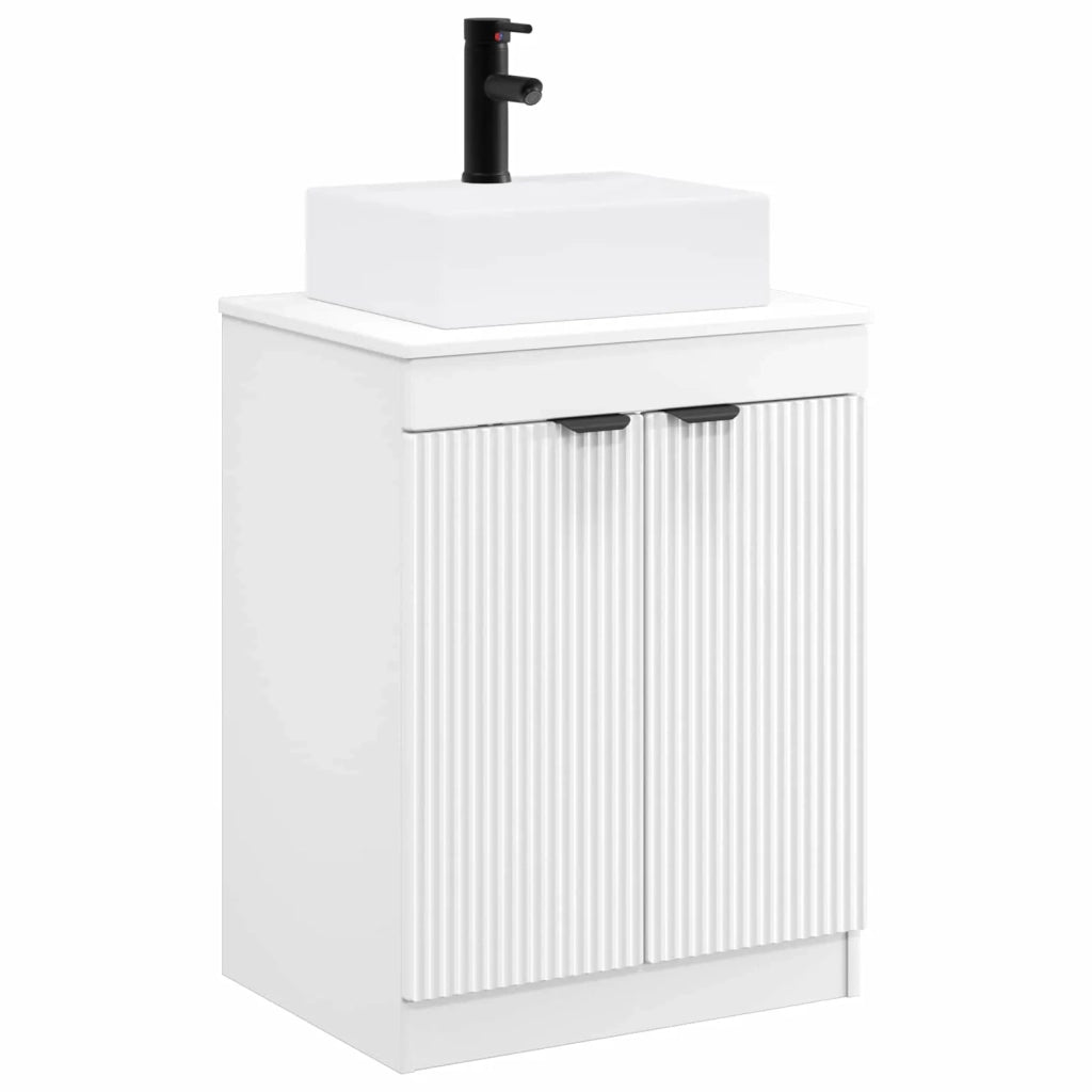 Set di mobili per il bagno Bianco Legno ingegnerizzato 3404240