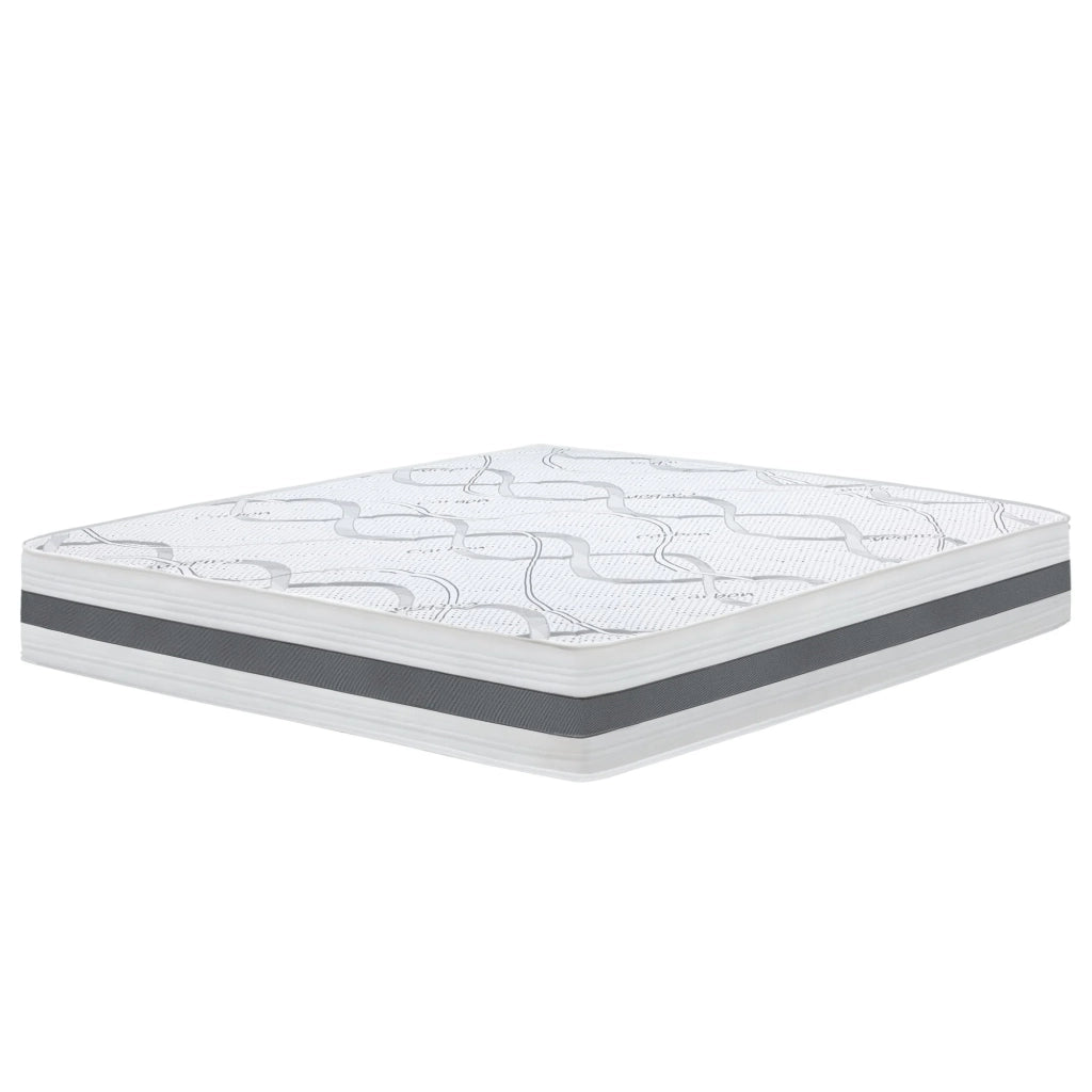 Materasso a Una Piazza e Mezza 125x195 cm a Media Rigidita' | Altezza 16 cm | Tessuto Anallergico e Traspirante | Proprieta' Ortopediche e Automodellanti | Prodotto in Italia