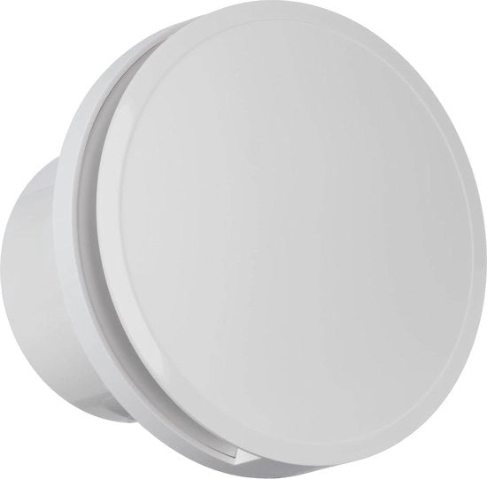 Ventilatore per bagno con timer e sensore di umidità - diametro 100 mm - bielles a rulli - ventilazione efficiente - bagno cucina toilette.