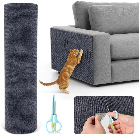 Matrice autoadesiva per protezione gatti, protezione gatti per banca, foglio autoadesivo per protezione gatti, protezione gatti per muro, protezione gatti per porte, film antiscravo 2m x 30cm