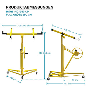 Solleva pannelli professionale XXL per cartongesso Alzalastre