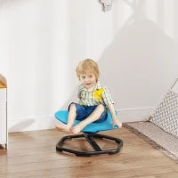 Seggiolino sensoriale per bambini, forma a farfalla, favorisce equilibrio e coordinazione, Plastica, Metallo, Blu