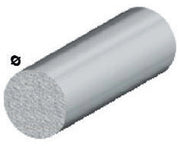 PROFILO ARGENTO H.100 CM TONDO PIENO D 10 MM**- ARCANSAS- 5,0 pz