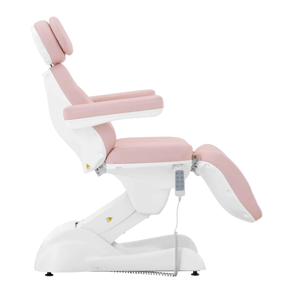 Poltrona estetica professionale rosa e bianca 14_0007787