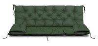 AIO FACTORY Set di cuscini da giardino 120x60x50 cm impermeabile verde