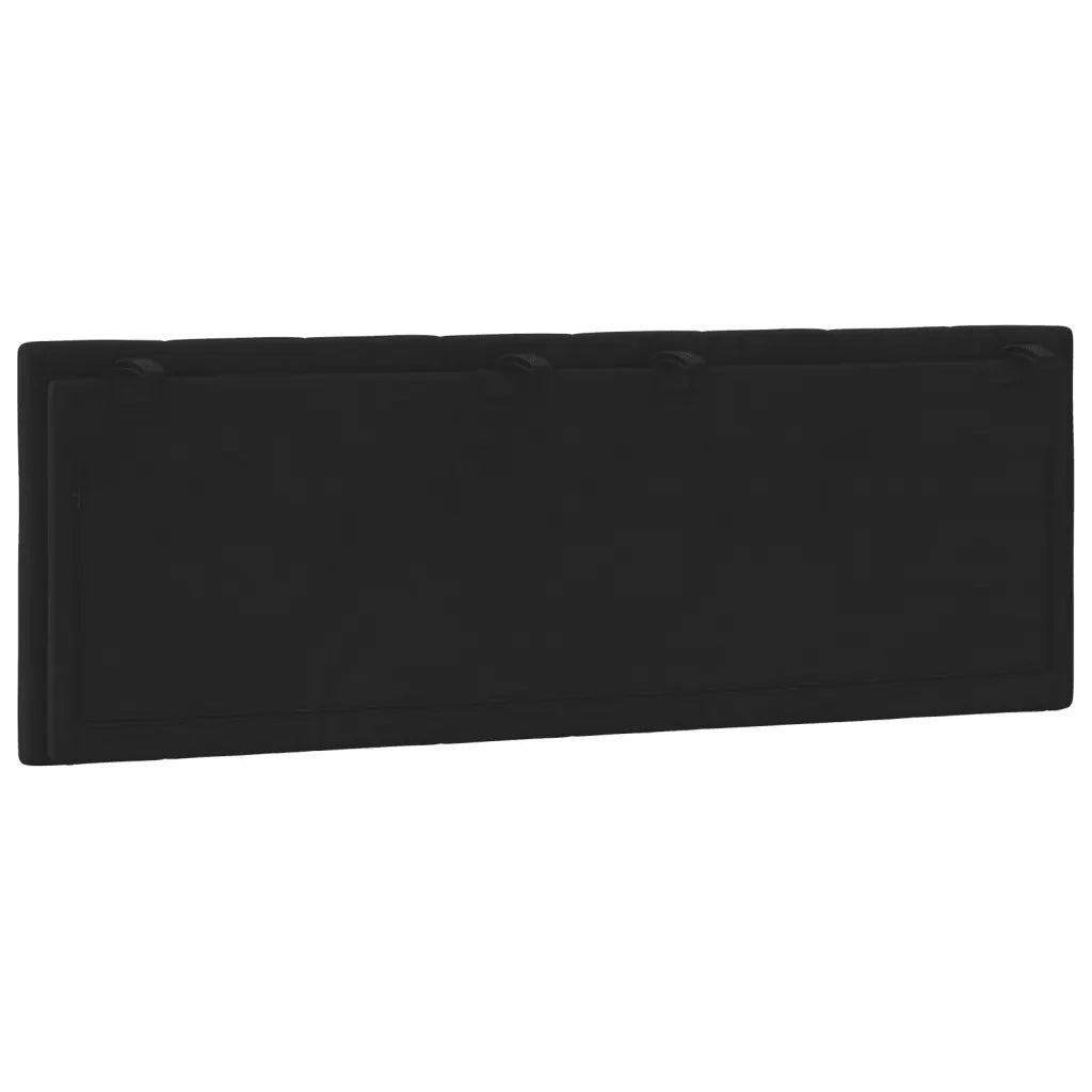 Cuscino Testiera Hanko Nero 120 cm in Velluto 374663