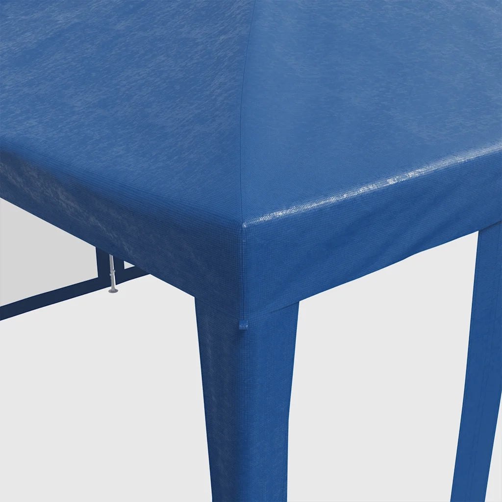 Tenda per Feste con 10 Pareti Laterali in Rete Blu 6x4 m HDPE 4010067