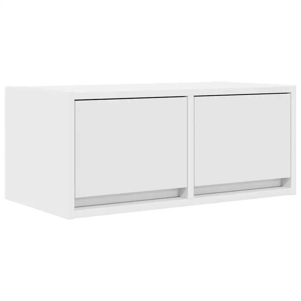 Mobile Porta TV Bianco 60x31x25,5 cm in Legno Multistrato 861490