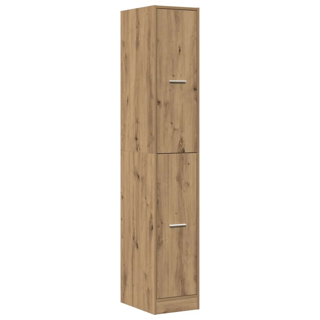 Armadietto da Farmacia Rovere 30x41x174,5 cm in Truciolato 3309635