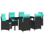 Set da pranzo per esterni 7 pcs polyrattan 3422308