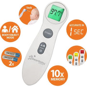 Termometro digitale da fronte - DREAMBABY - Infrarossi senza contatto - Misurazione della temperatura della febbre - Per neonati e adulti