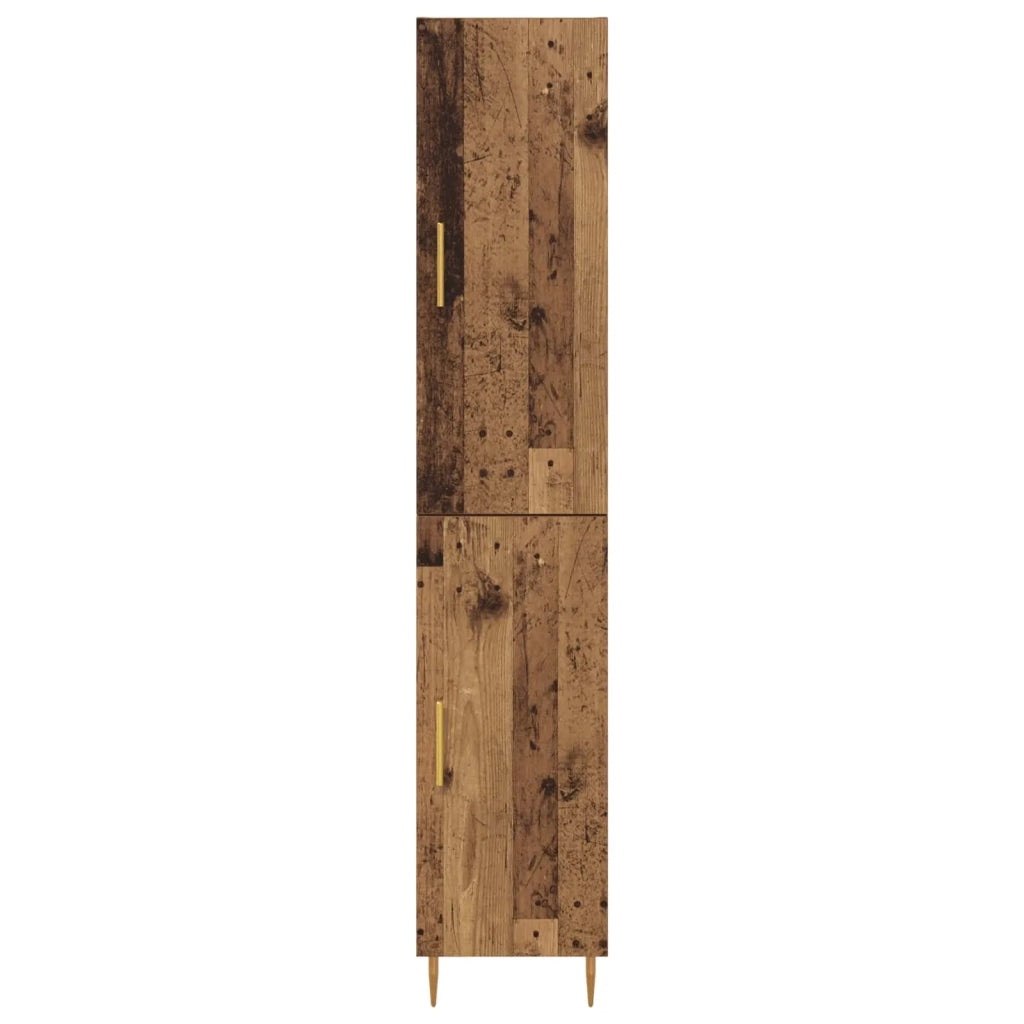 Credenza 2 pz | Madia | Buffet da pranzo | Armadio da pranzo Legno vecchio Legno multistrato