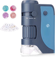 Microscopio per bambini - Microscopio portatile - Microscopio a mano - Microscopio da tasca - Giocattolo educativo - Giocattolo Montessori - Flessibilità motoria