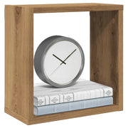 Mensole Parete a Cubo 4 pz Artigianale 30x15x30 cm Truciolato 856580