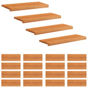 Tappeti per scale 20 pz 80 x 25 x 2 cm Marrone Chiaro 3446485